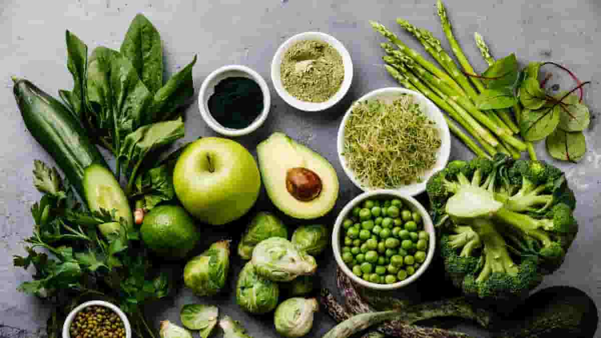 clean eating green foods