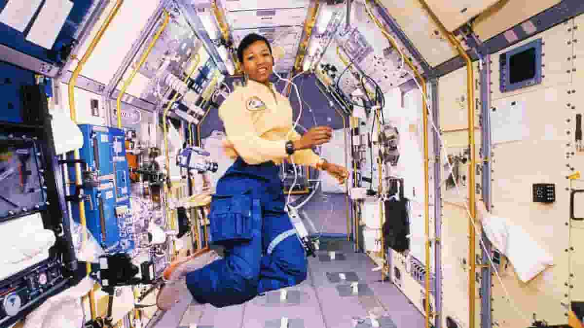 space station astronaut woman