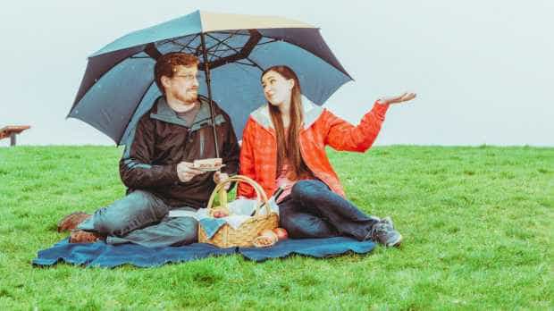 rainy picnic